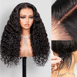 Curly Black Lace Front Wig